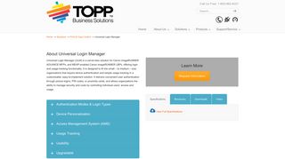 Universal Login Manager – Topp Copy