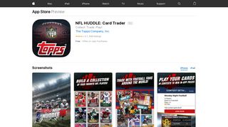 NFL HUDDLE: Card Trader on the App Store - iTunes - Apple