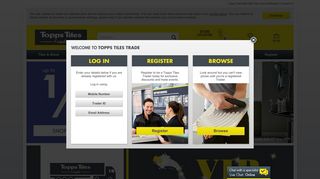 Topps Tiles | Trade Customers - Home Page