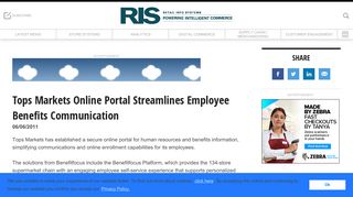 Tops Markets Online Portal Streamlines Employee Benefits ...