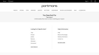 Tops-basics | Portmans Online