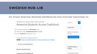 Awesome Students, Access TopSchool: – Swedish Hub-Lib