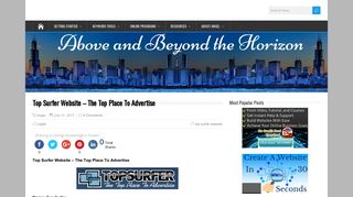 Top Surfer Website – The Top Place To Advertise -