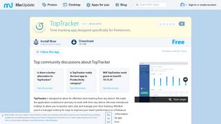 TopTracker 1.3.0 free download for Mac | MacUpdate
