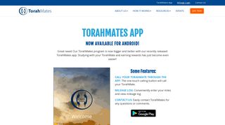 TorahMates Application: Studying with TorahMates Even Easier