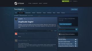 Duplicate login! :: Torchlight II General Discussions - Steam Community