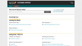 Solutions : CUSTOMER SUPPORT
