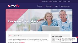 Personal Foreign Exchange | International Money Transfers | TorFX