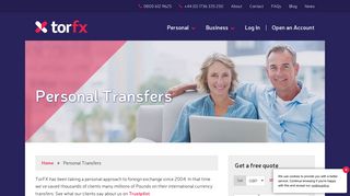 Personal Foreign Exchange | International Money Transfers | TorFX
