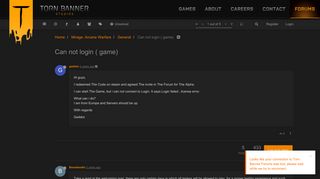 Can not login ( game) | Torn Banner Forums