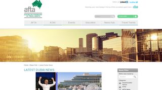 Latest Dubai News | Australian Federation of Travel Agents