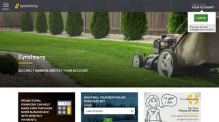 Lawn & Garden Financing | Synchrony