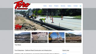 Toro Enterprises | We build roads... and then some.