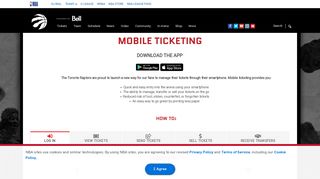 Mobile Ticketing | Toronto Raptors - NBA.com