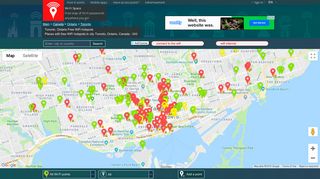 Free WiFi in Toronto - map of free WiFi hotspots in Toronto, Canada ...