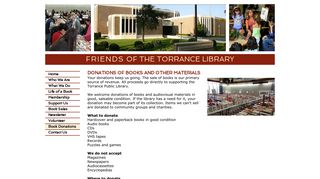 Friendsof the Torrance Library - Book Donations