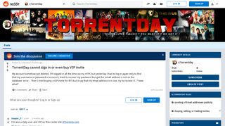 TorrentDay cannot sign in or even buy VIP invite : torrentday - Reddit