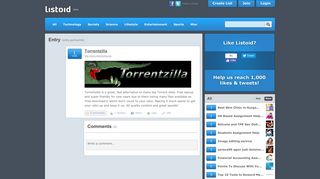 Torrentzilla - Top Torrent Sites - Listoid