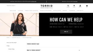 Torrid Insider FAQs | Torrid