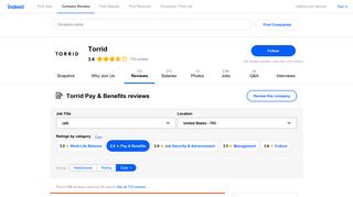 Working at Torrid: 150 Reviews about Pay & Benefits | Indeed.com