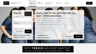 Torrid credit card - Manage your account - Comenity