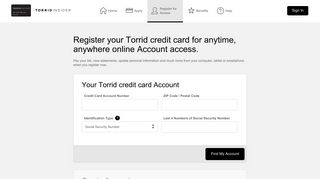 Torrid credit card - - Comenity