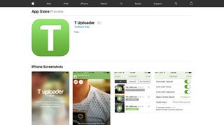 T Uploader on the App Store - iTunes - Apple