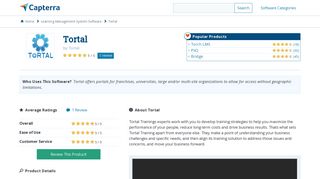Tortal Reviews and Pricing - 2019 - Capterra