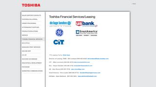 Toshiba Financial Services - Toshiba America Business Solutions