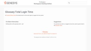 Glossary:Total Login Time