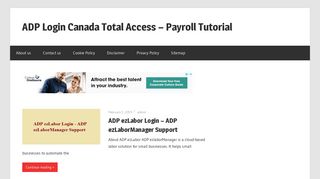 ADP Login Canada Total Access – Payroll Tutorial