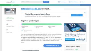 Access totalaccess.adp.ca. redirect...