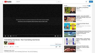 Total Betting Club Review - YouTube
