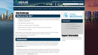 Total Brokerage - Miami Association of Realtors