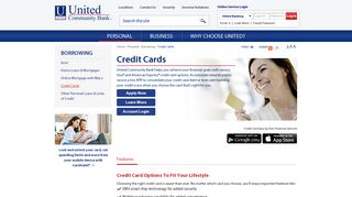 Credit Cards | Rewards Cards | United Community Bank