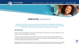 Service Contracts – Total Care Auto Powered by Landcar.