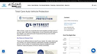 Total Care Auto Vehicle Protection In Murray, Utah