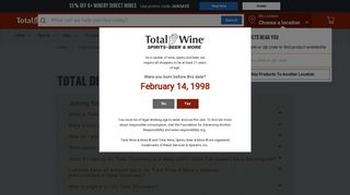 Total Discovery Frequently Asked Questions | Total Wine & More