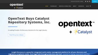 Catalyst - E-Discovery Software & Services