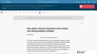 the army civilian training, education, and development system