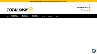Total Gym - The World Leader in Incline Bodyweight Training – Total ...