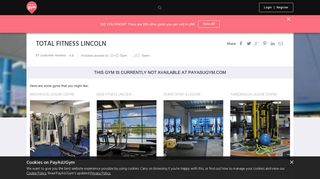 Total Fitness Lincoln, Flexible Gym Passes, LN6, Lincoln