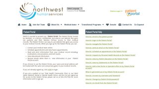 Patient-Portal- - Northwest Human Services