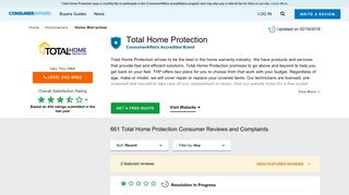 Top 621 Reviews and Complaints about Total Home Protection | Page 2