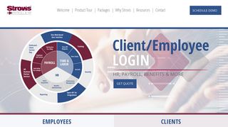 Client/Employee Login - Strovis Payroll