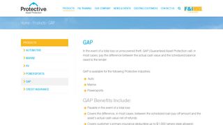 GAP - Protective Asset Protection