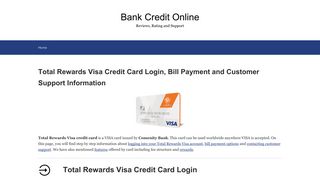 Total Rewards Visa Credit Card Login, Bill Payment and Customer ...