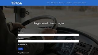 Login - TSS - Total Safety Systems