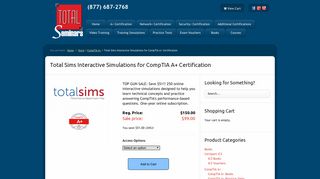 Total Sims Interactive Simulations for CompTIA A+ ... - Total Seminars