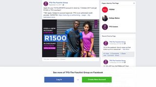 Apply for your TOTALSPORTS account in... - TFG-The Foschini Group ...